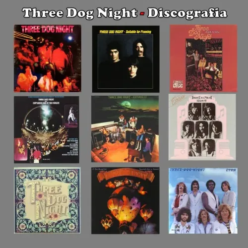 pendrive com todas as musicas da banda three dog night - discografia completa