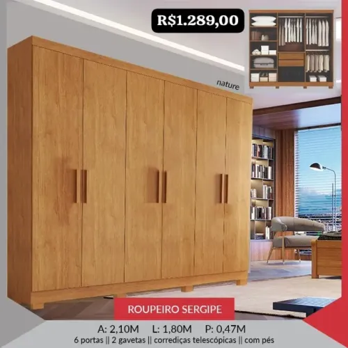 Guarda Roupa Sergipe Casal