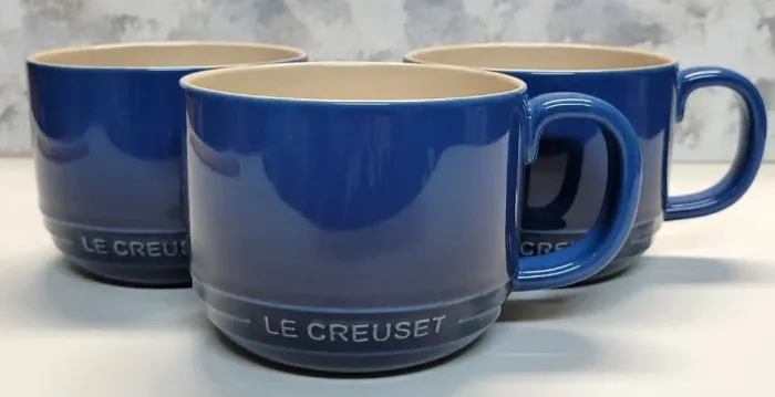 Set Duas Canecas São Francisco Azul Lápis Le Creuset