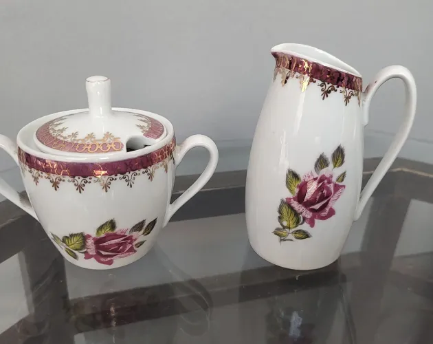 Lote de Porcelana Schimidt anos 50