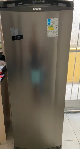 Geladeira inox cônsul