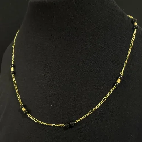 Colar em Ouro 18k com Ônix/ Garantia/ Loja física