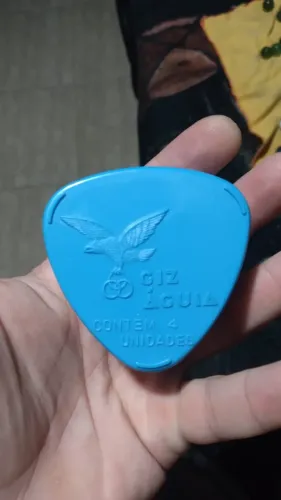 Estojo de giz de alfaiate triangular azul - Marca Águia