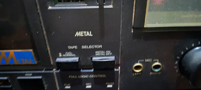 Tape Deck Sharp RT50B. Perfeito funcionamento.