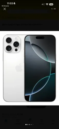 iPhone 16 pro Max 256 gb estado de Zero