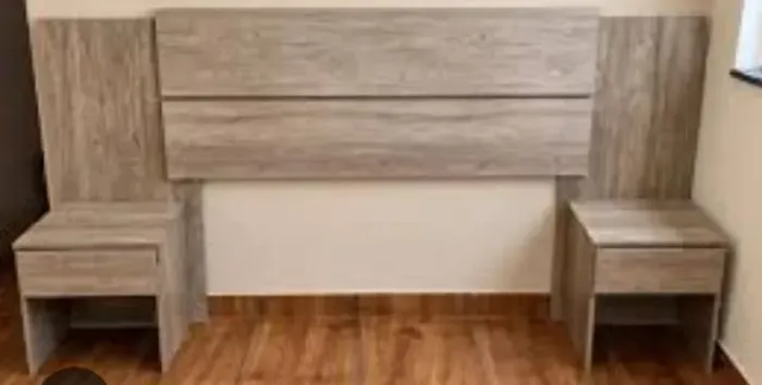 Cabeceira cama casa com gavetas 250