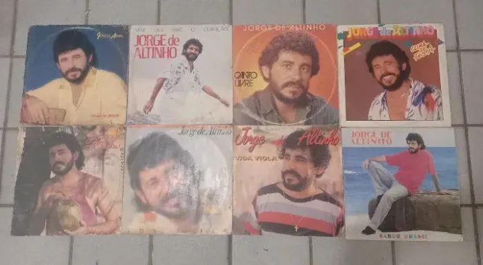 Coleção 8 Lps Jorge de Altinho/Disco de Vinil/Forró 