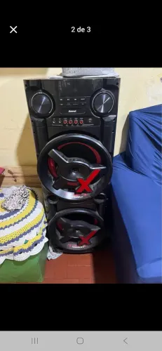 Caixa de som amvox 1900w