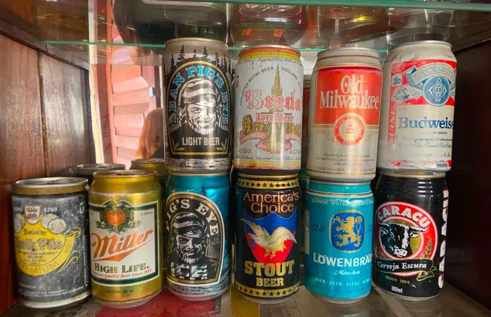 Coleção de latas de cerveja antigas - Lacradas
