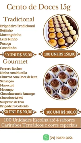 Vende-se centros de doces 