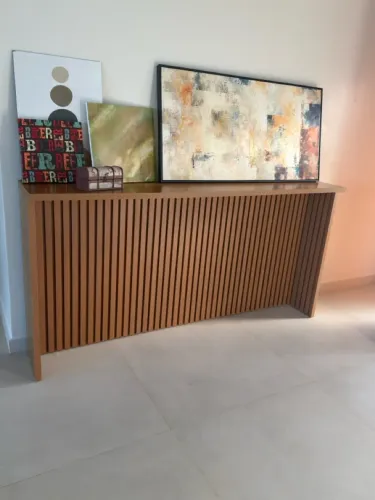Balcão em MDF Ripado