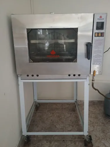 Forno turbo industrial a gás 5 esteiras