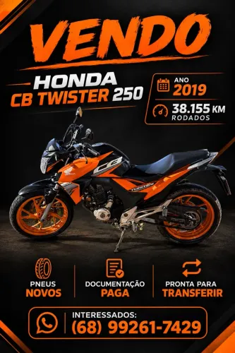 Honda CB Twister/flexone 250cc 2019