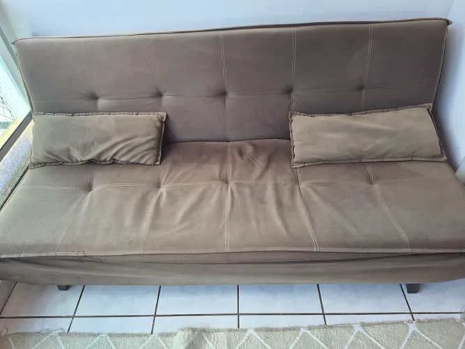 Sofa Cama Marrom