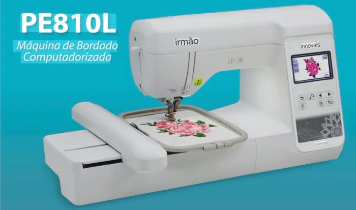 Máquina de bordar brother L 810 semi nova 