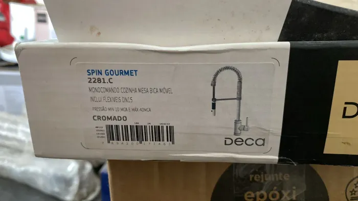 Torneira spin gourmet DECA nova R$ 2 mil