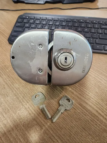 Fechadura de pressão - Soprano Porta de Vidro