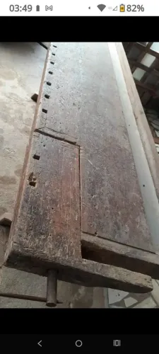 Bancada de marceneiro antiga 