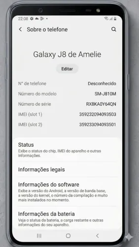 Samsung Galaxy J8 (SM-J810M) - Ótimo Estado + Acessórios