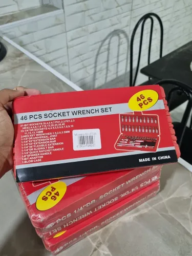 Kit soquetes 46 peças , novo lacrado