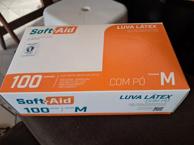 Caixa de luva com 100 unidades 