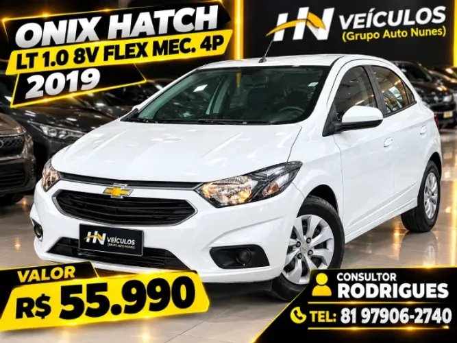 Chevrolet Onix Hatch LT 1.0 8V Flex Mec. 4P 2019