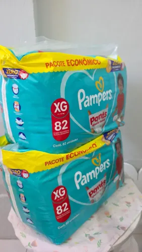 Fralda pampers xg 82un