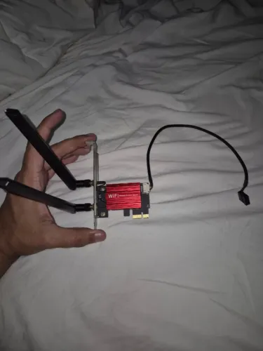 Placa de Rede Fenvi Wi-Fi 6E AX210 PCIe + Bluetooth 5.3