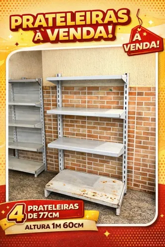 Prateleiras para mercado 