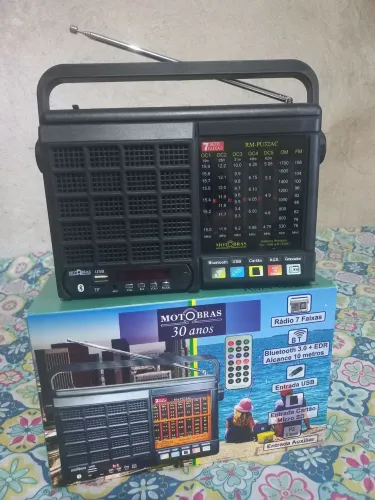 Rádio portátil motobras 