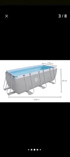 Vendo ou troco por material de construção piscina 