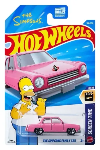 Carrinho Hotwheels Homer Simpsons