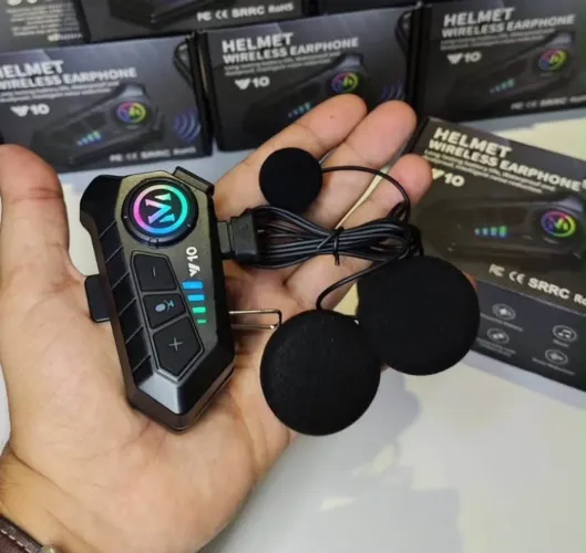 Intercomunicador Bluetooth para Capacete Woosh V10 - Novo