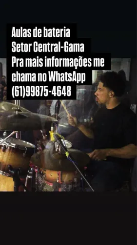 Aulas de Bateria no Gama 