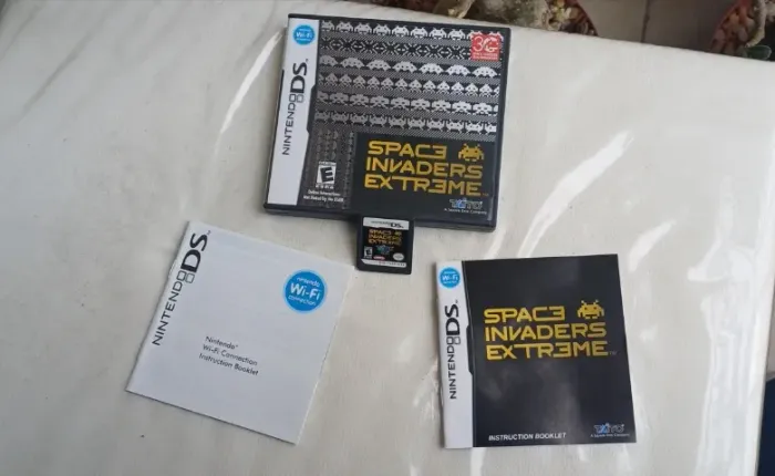 Jogo Space Invaders Extreme Taito Nintendo Ds Cib Impecável
