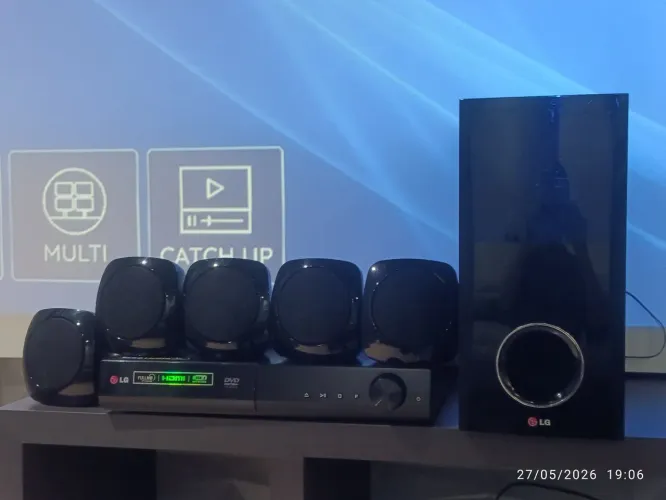 Home Theater LG 5.1 DH4130S Completo + Subwoofer + Controle