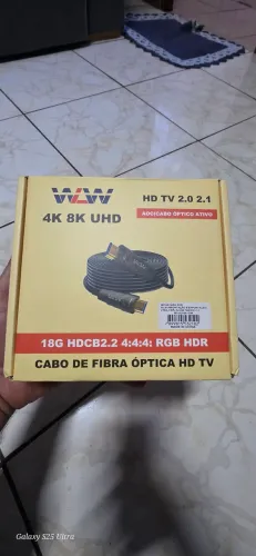 Cabo de fibra óptica hdmi 10M.