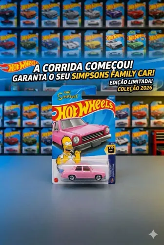Hot Wheels The Simpsons Family Car - Raro Coleção 2026 Novo Lacrado