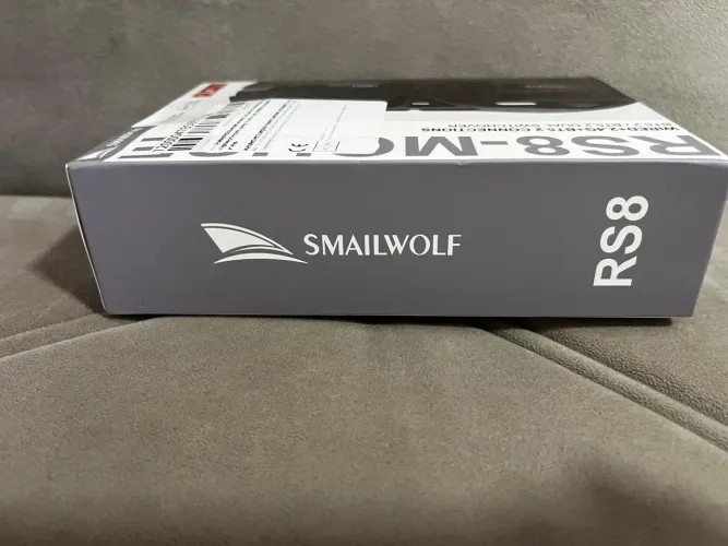 Mouse Gamer da Smailwolf (Lacrado) / 1000hz / Branco/ 74g / 10000DPI