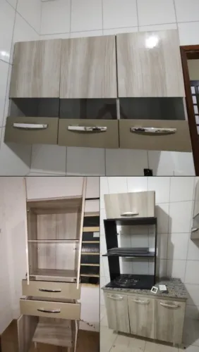 kit 5 armários de cozinha 