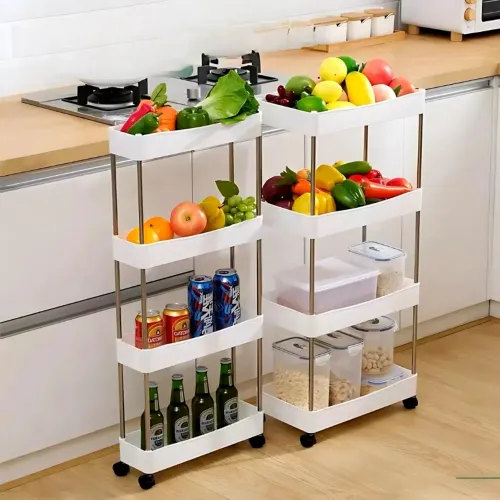 Organizador multiuso com rodinhas Branco