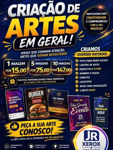 ? Designer Gráfico | Artes para Redes Sociais, Empresas e Negócios