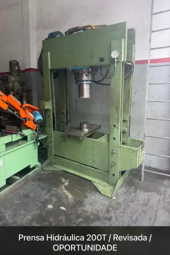 Prensa hidráulica 200ton 