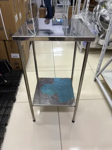 Mesa auxiliar inox