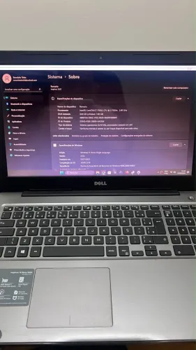 Notebook dell i7 7500, 8gb ram