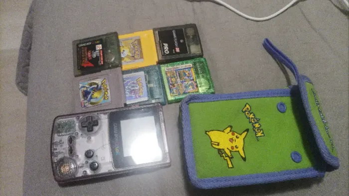 gameboy color com jogos