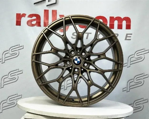 Jogo de Roda Bmw M4 Bronze 5x112 - 19x8 e 19x9 Offset 28 e 40 (Nv)