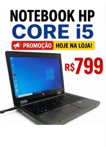 NOTEBOOK HP INTEL CORE I5 R$799- PROMOÇÃO 15/09