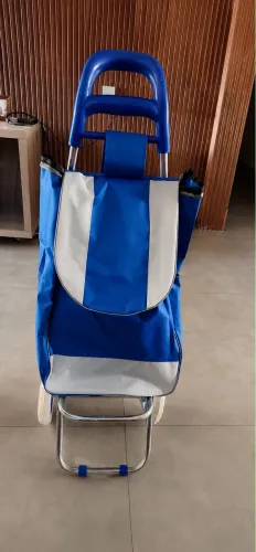 Carrinho De Compras Feira Dobravel, Resistente e Prático  - Suporta 30 Kg - Nybc