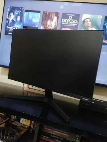 Monitor Samsung com Defeito na Tela + Cabos | Aceito Trocas